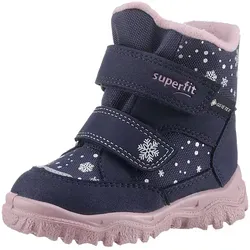 Superfit HUSKY1 blau/rosa (8020) 28 - Kinder Stiefel mit GORE-TEX Membrane, wasserdicht und atmungsaktiv, ideal für kalte Tage. Vegane Boots mit kuscheligem Warmfutter und zwei Klettverschlüssen für optimalen Halt und Passform.