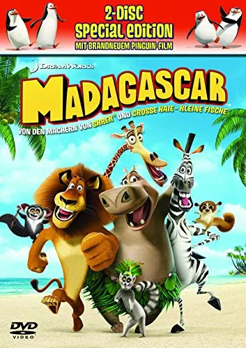 Madagascar (Special Edition, 2 DVDs) - Animierter Familienfilm, inklusive exklusiver Bonusinhalte und ohne Altersbeschränkung für unbeschwerte Unterhaltung.