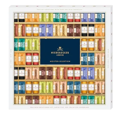 Niederegger Marzipan Meister-Selektion, Geschenkverpackung, 86 Stück, 1075g