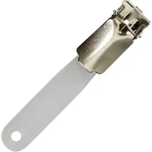 Durable Ausweishalter 8103-26, Clip, mit Druckknopfschlaufe, silber, 25 Stück