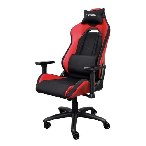 Trust GXT 714R Ruya Gamingstuhl, Rot - Drehstuhl für Gamer mit max. Belastbarkeit von 150 kg, aus hochwertigem Kunstleder für optimalen Komfort und Langlebigkeit.
