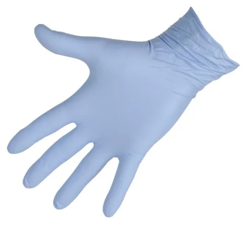Kerbl Einmalhandschuh Nitril Top Pro, Größe 7,5-8 / M, blau, 153071