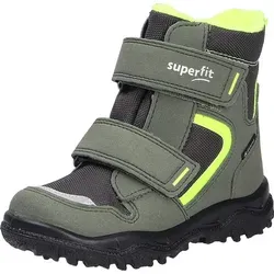 Superfit Jungen Winterstiefel HUSKY1 Grün 19 EU - Robuster Winterstiefel für Jungen, leicht und atmungsaktiv. Mit Klettverschluss für einfaches An- und Ausziehen. Ideal für aktive Kinder, die Komfort und Schutz in jedem Wetter brauchen.