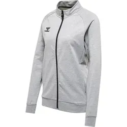 hummel Reißverschluss Jacke Hmlmove Damen - Funktionsjacke aus Baumwollmischung mit Logo-Abzeichen, ideal für sportliche Aktivitäten und Freizeit.