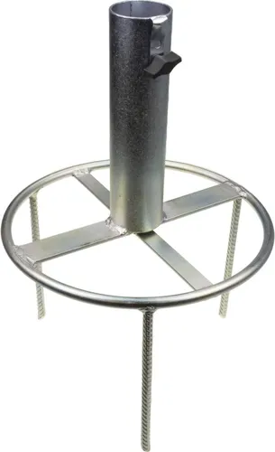 STUBAI Schirmständer Rasendorn 50 mm Ø – stabiler Sonnenschirmständer für Garten, Strand & Camping - Robuster Rasendorn-Schirmständer aus wetterfestem Metall, einfach ohne Werkzeug in den Boden stecken – ideal für große Schirme und flexiblen Einsatz im Freien.