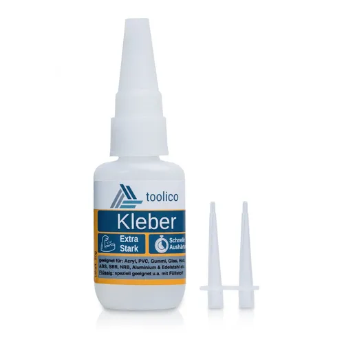 Industriekleber extra stark (20g) inkl. 2 Dosierspitzen