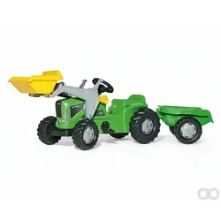 Rollykid rollyKid Fendt 516 Vario Trettraktor - mit Anhänger, für Kinder von 2,5 bis 5 Jahren, robuste Lenkstange und Drehschemellenkung für grenzenlosen Spielspaß