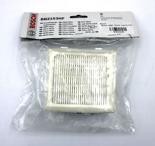 HEPA-Filter Bosch BBZ 153HF für Bodenstaubsauger BSG6 - Hochwertiger HEPA-Filter für Bosch Bodenstaubsauger BSG6, verbessert die Luftqualität und sorgt für eine effiziente Reinigung.