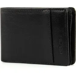 PICARD Buddy 1 Small Wallet Black - Elegante Leder Geldbörse - Portemonnaies aus 100% Büffelleder, kompakt und ideal für das Wesentliche. Mit 4 Kartenfächern, 1 Münzfach und 2 Steckfächern, perfekt für Hosen- und Jackentaschen.