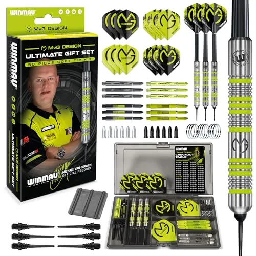 Produktbild WINMAU MvG Dart Soft Tip Geschenkset