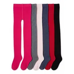 TupTam Mädchen Strickstrumpfhosen 6er Pack in gelb von TupTam