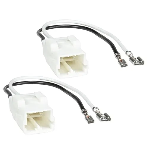 tomzz Audio 7107-000-1 Lautsprecheradapter (2er Set) auf DIN kompatibel mit Chrysler Dodge Jeep vorne hinten