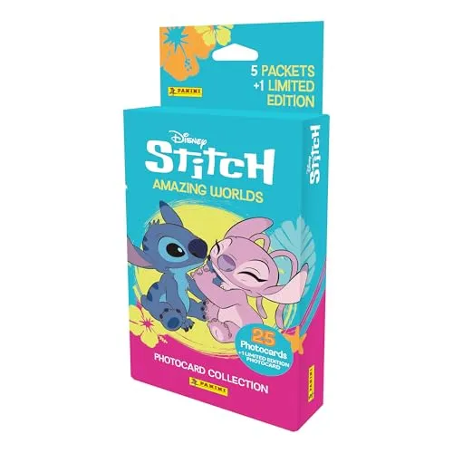 Stitch Amazing Worlds Fotokarten-Kollektion, Multiset von Panini