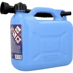 UNITEC Benzinkanister Unitec Benzinkanister 5 Liter Volumen Kunststoff blau