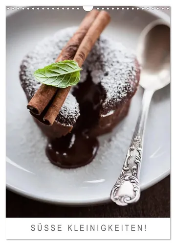 Süße Kleinigkeiten! Wandkalender 2026 DIN A3 hoch - Kalender für Naschkatzen mit 12 verführerischen Motiven von Muffins bis Macarons, umweltbewusst in Deutschland produziert.