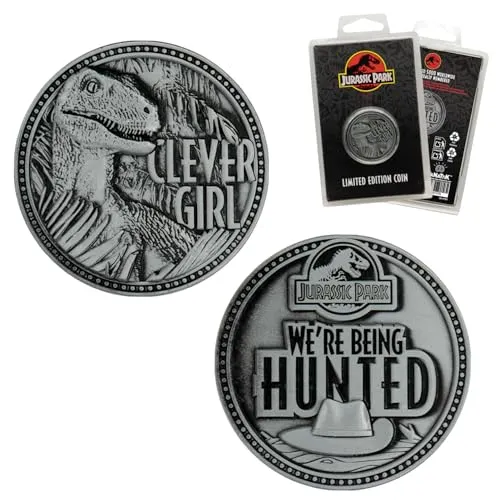 FaNaTtik Jurassic Park Limited Edition Clever Girl Raptor Sammlermünze
