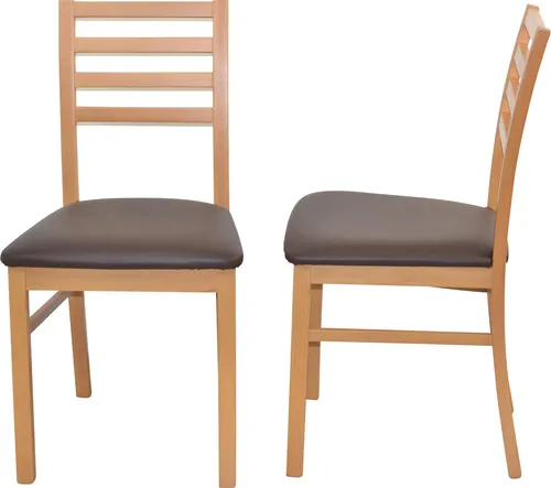 Esszimmerstuhl 2er-Set Massivholzstuhl