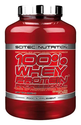 Scitec Nutrition 100% Whey Protein Professional 2350g - Whey-Protein Pulver mit köstlichem Cookies & Cream Geschmack, ideal für Muskelaufbau und Regeneration, angereichert mit Aminosäuren und Verdauungsenzymen.