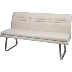 MCW Sitzbank MCW-H70-S, Ziernaht beige, 160 cm