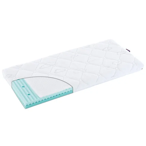 Träumeland BEISTELLBETT Matratze AIR ROBA 43 x 85 x 7 cm eckig - Hochwertige Matratze für Beistellbetten, bietet optimalen Schlafkomfort für Ihr Baby und sorgt für eine sichere Nachtruhe.