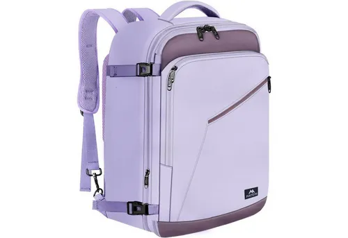 LuxusKollektion Reisetasche Reiserucksack 40x30x20 Handgepäck Ryanair 40x30x20cm Hellviolettgrau
