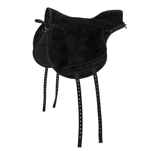QHP Bareback Pad Super Soft, Reitpad Schwarz