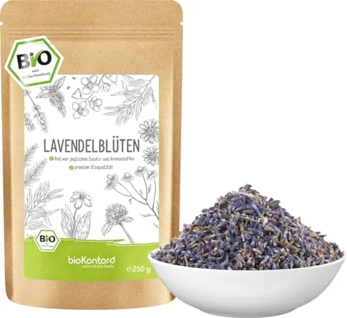 Lavendelblüten getrocknet BIO 250 g biokontor