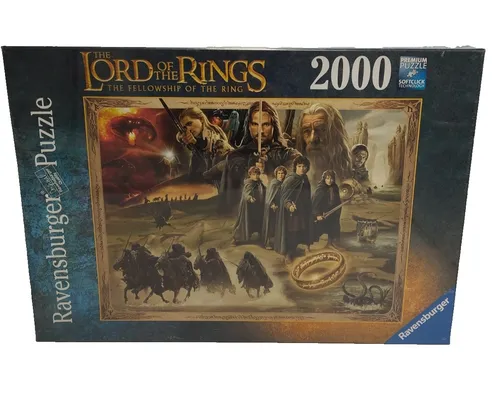 Ravensburger LOTR: The Fellowship of the Ring (2000 Teile) - Puzzle mit 2000 Teilen, ideal für Fans von Herr der Ringe, fördert die Konzentration und bietet stundenlangen Spielspaß.