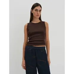 someday Damen Top KLEANNE | Geripptes Slim Tanktop aus BCI Cotton Mix - Tanktops für Damen | Vielseitiges, figurbetontes Tanktop aus elastischem BCI Cotton Mix für hohen Tragekomfort und lässigen Stil. Ideal für jeden Tag!