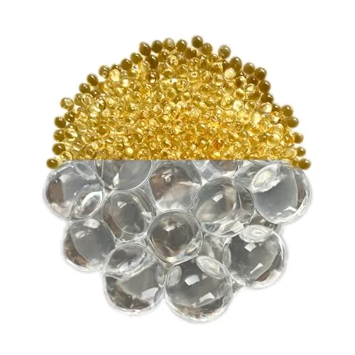 trendfinding 1000 g Wasserspeicherndes Deko Granulat Kristall - Dekorative Granulate für Blumen und Pflanzen, sehr ergiebig und vielseitig einsetzbar. Kreieren Sie mit diesen Wasserperlen langanhaltende Deko-Highlights für Ihr Zuhause!