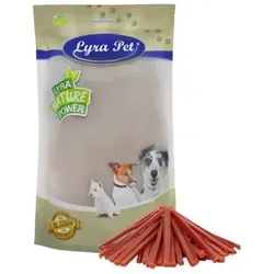 Lyra Pet® Entenbruststreifen 10 kg - Fettarmer Kausnack für Hunde - Hundefutter - Ideal für Hunde aller Altersstufen, leicht verdaulich und perfekt für Welpen und ältere Hunde. Der wiederverschließbare Zip-Beutel hält die Streifen frisch und schmackhaft.