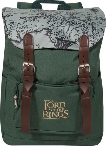 Herr der Ringe Mittelerde Rucksack, grün, Einheitsgröße in grün von Heroes Inc