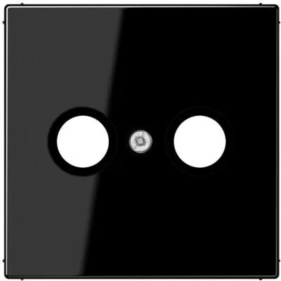 Abdeckung für Antennen-Steckdose, schwarz, LS 990, Jung LS990TVSW