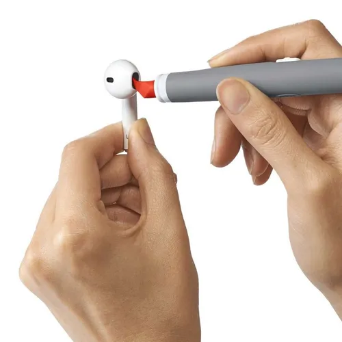 OXO Good Grips Reinigungsbürste für Elektronik weicher Pinsel + Wischblatt-Keil