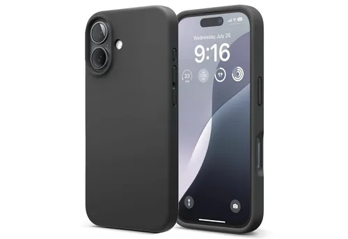 CoolGadget Handyhülle Silikon Colour Series Slim Case für Apple iPhone 17 6,3 Zoll, Hülle weich Handy Cover für iPhone 17 Schutzhülle Innenfleece