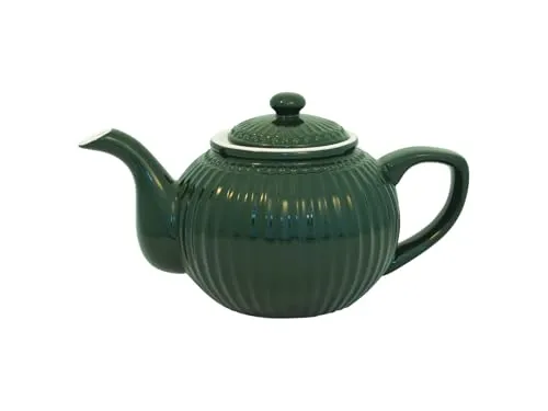 Greengate Teekanne Alice 1l – pinewood green von GreenGate