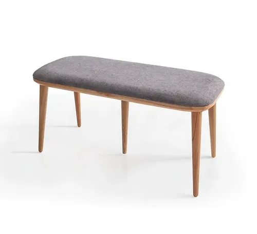 Sitzbank Küchenbank Esszimmerbank Essbank Polsterbank Holzbank Bank Grau