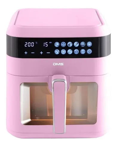 DMS® 7L Heißluftfritteuse XXL in pink von DMS