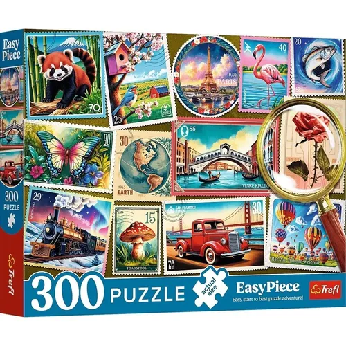 Puzzle 300 pieces Postage stamps EasyPiece Trefl 5900511231007