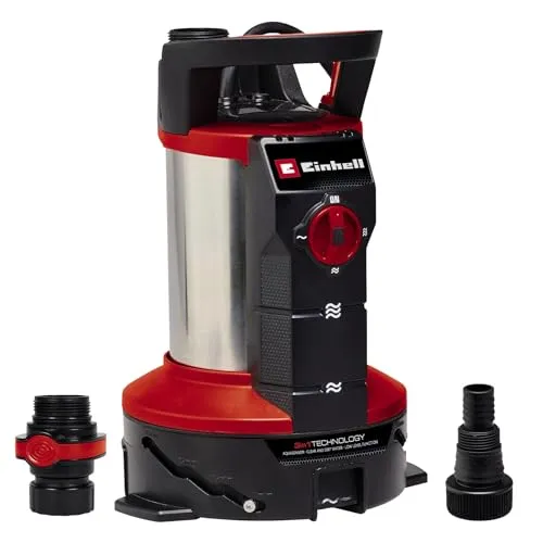 Einhell Schmutzwasserpumpe GE-DP 7935 N-A LL ECO 3-in-1 - Wasserpumpen – Mit 790 W und bis zu 19.500 L/h Fördermenge eignet sich diese robuste Pumpe ideal für Schmutz- und Klarwasser. Der Aquasensor ermöglicht einen automatischen Pumpenstart.