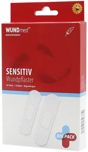 WUNDmed® Pflaster Sensitiv Hypoallergen weiß 20 St. 03-007
