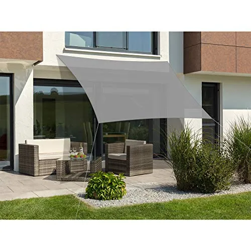 Schneider Sonnensegel Teneriffa silbergrau 360 x grau - Hochwertiges Sonnensegel in silbergrau, ideal für den Außenbereich. Schützt vor Sonne und sorgt für angenehme Schattenplätze. Perfekt für Garten und Terrasse.