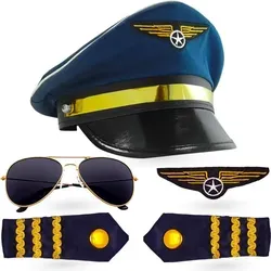 Kostümheld® Pilot Set für Herren