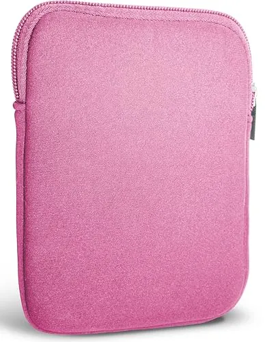 MyGadget Neopren Sleeve Hülle für Tablet bis 6 Zoll [ 16, 5 x 12,5 cm ] - Schutzhülle Tasche für z.B. Kindle Paperwhite [ bis 2021 ] | Kobo Clara HD - Rosa