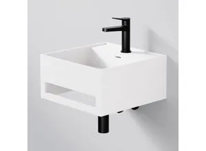 Steinberg Serie 440 Wandwaschtisch mit Handtuchhalter von Steinberg