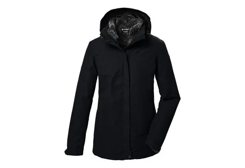 killtec Damen 3 in 1 Funktionsjacke KOW 303 WMN JCKT - Funktionsjacke mit 10.000 mm Wassersäule, wasserdicht und atmungsaktiv, inklusive einzipbarer Fleecejacke für flexiblen Wetterschutz.