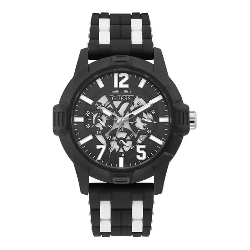 Guess Quarzuhr STRIKER - Multifunktionsuhr - Chronograph mit Nylon-Gehäuse und -Armband, ideal für sportliche Aktivitäten und den täglichen Gebrauch.