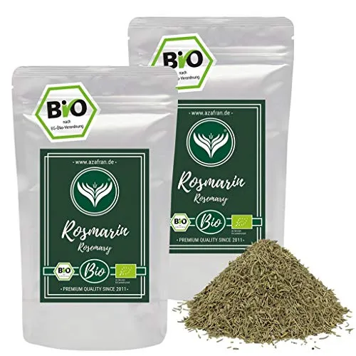 Azafran BIO Rosmarin getrocknet - Perfekt auch als Rosmarintee 500g