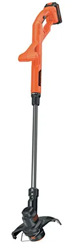Black+Decker Akku-Rasentrimmer ST182320 – Kabelloser Komfort für Ihren Garten - Rasentrimmer & Motorsensen mit 18V Akku für bis zu 40 Minuten Laufzeit, ideal für kleine und mittlere Gärten. Automatische Fadenverlängerung für effizientes Trimmen und sauberen Kantenschnitt.