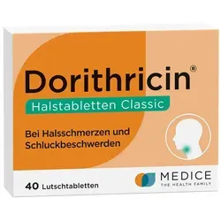 Dorithricin Classic Lutschtabletten bei Halsschmerzen von MEDICE